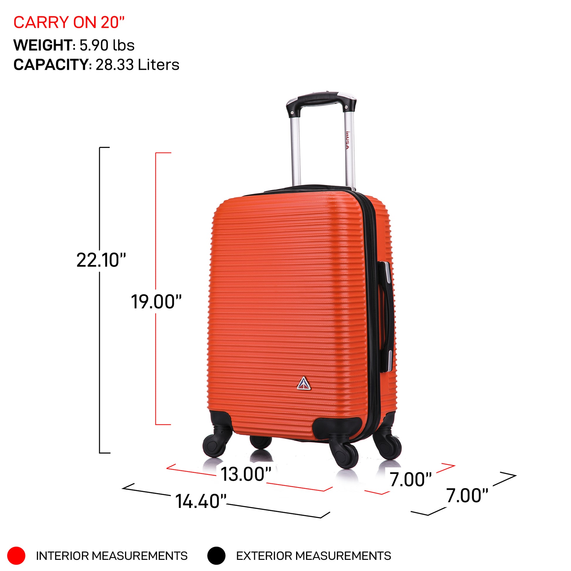 Royal 2 Piece Luggage Set 20"/24"