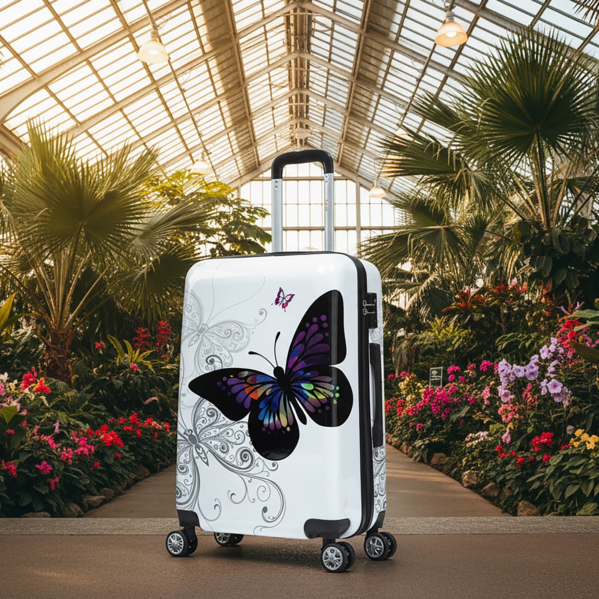 VALIEM JICARA BUTTERFLY サイズS Amazon.com | World Traveler Butterfly 2-Piece Carry-On