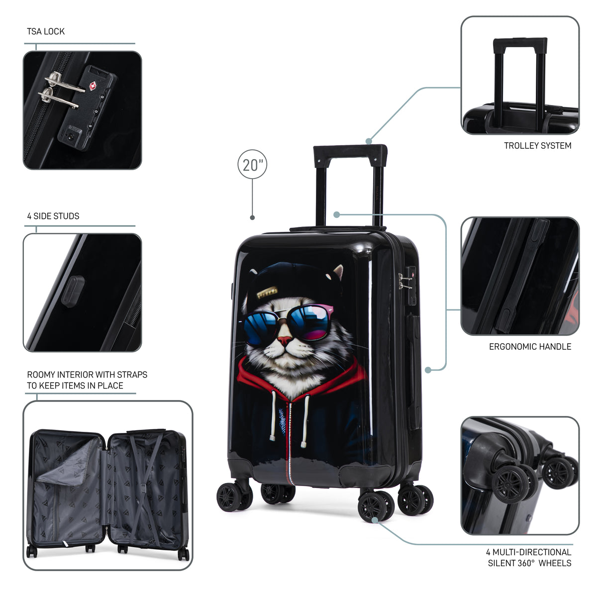 Prints Carry On 20"