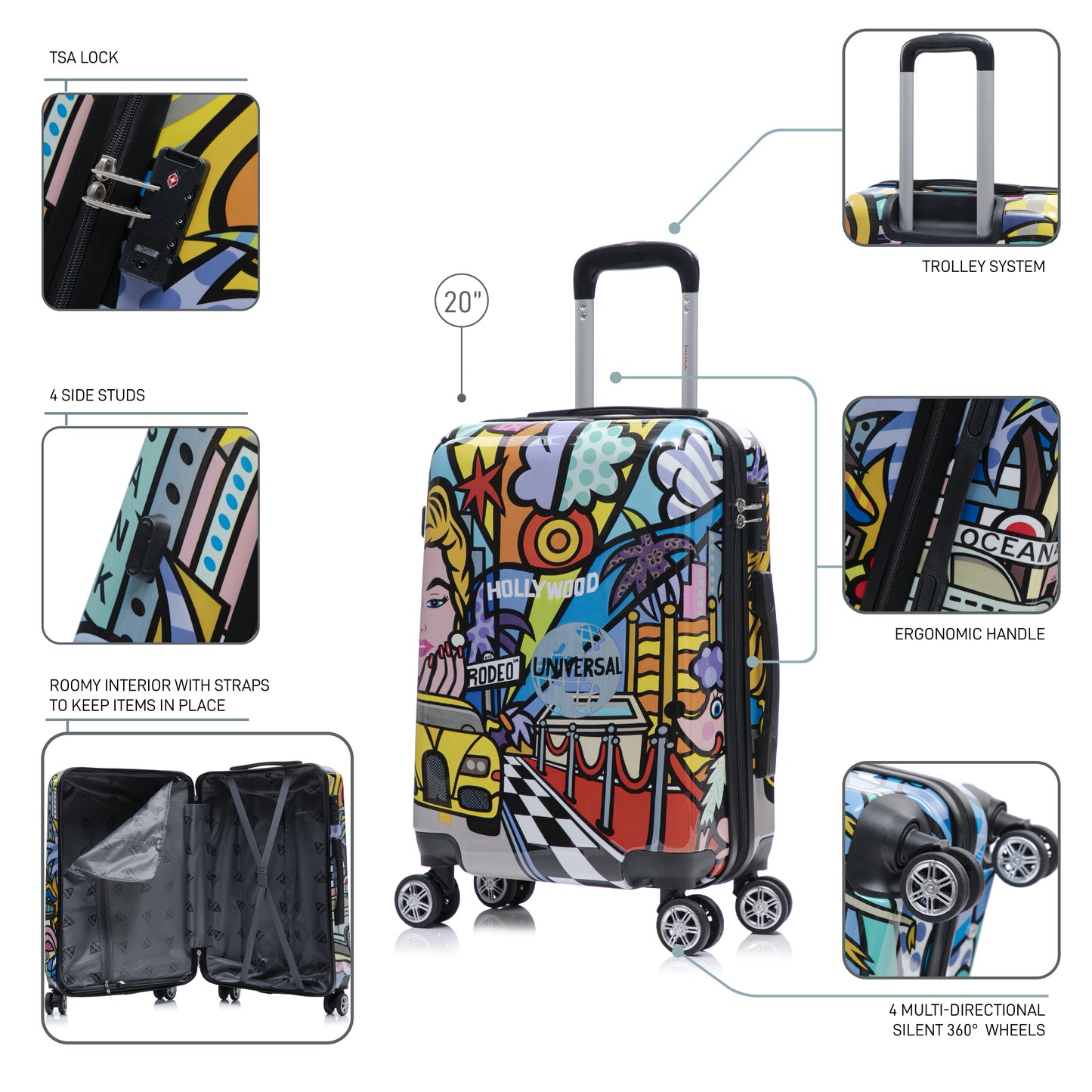 Prints Carry On 20"