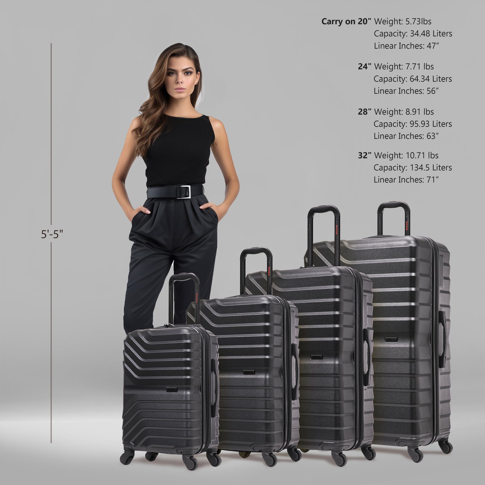 Load image into Gallery viewer, Aurum 4 Piece Set 20&#39;&#39;/24&#39;&#39;/28&#39;&#39;/32&#39;&#39;