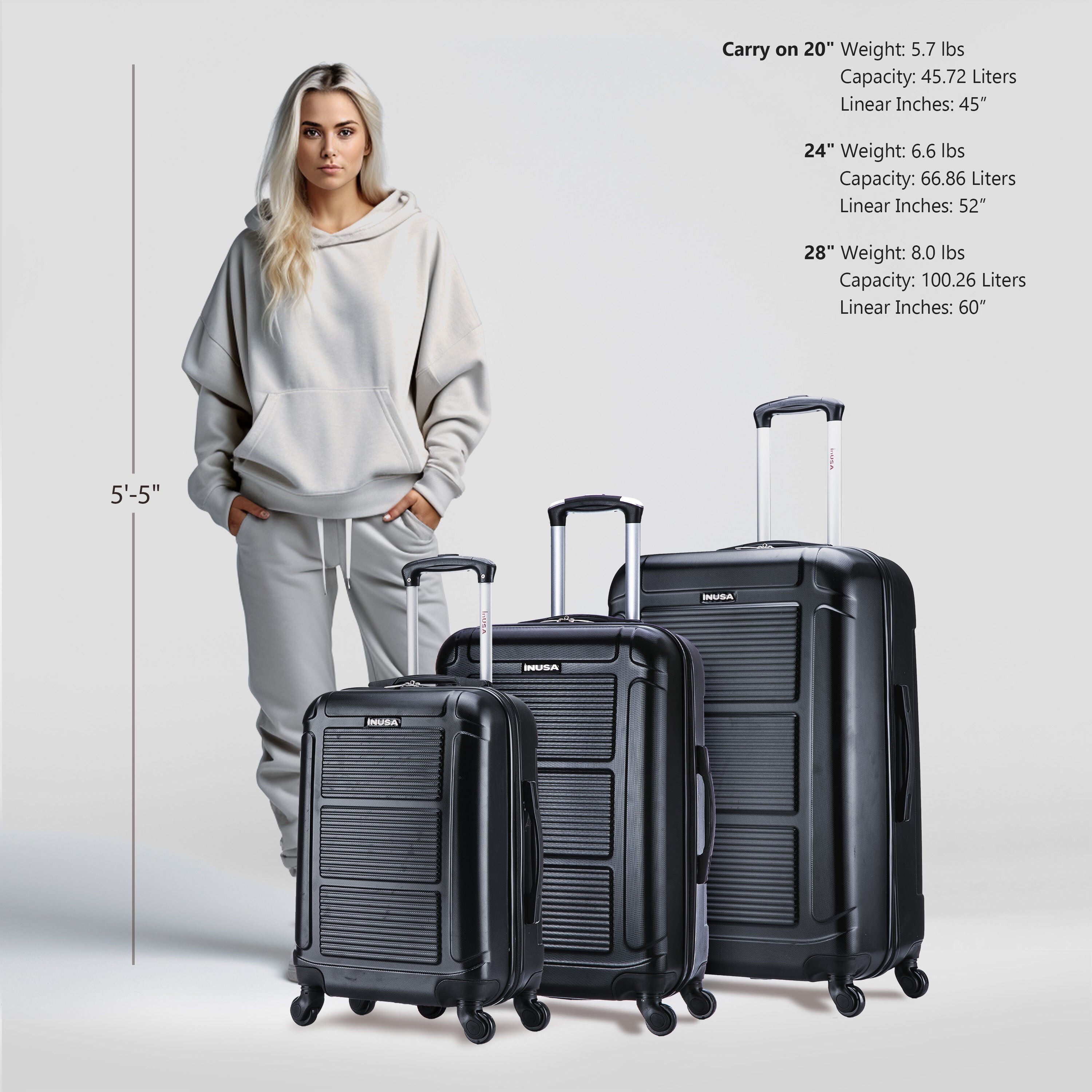 Baggage linear inches on sale