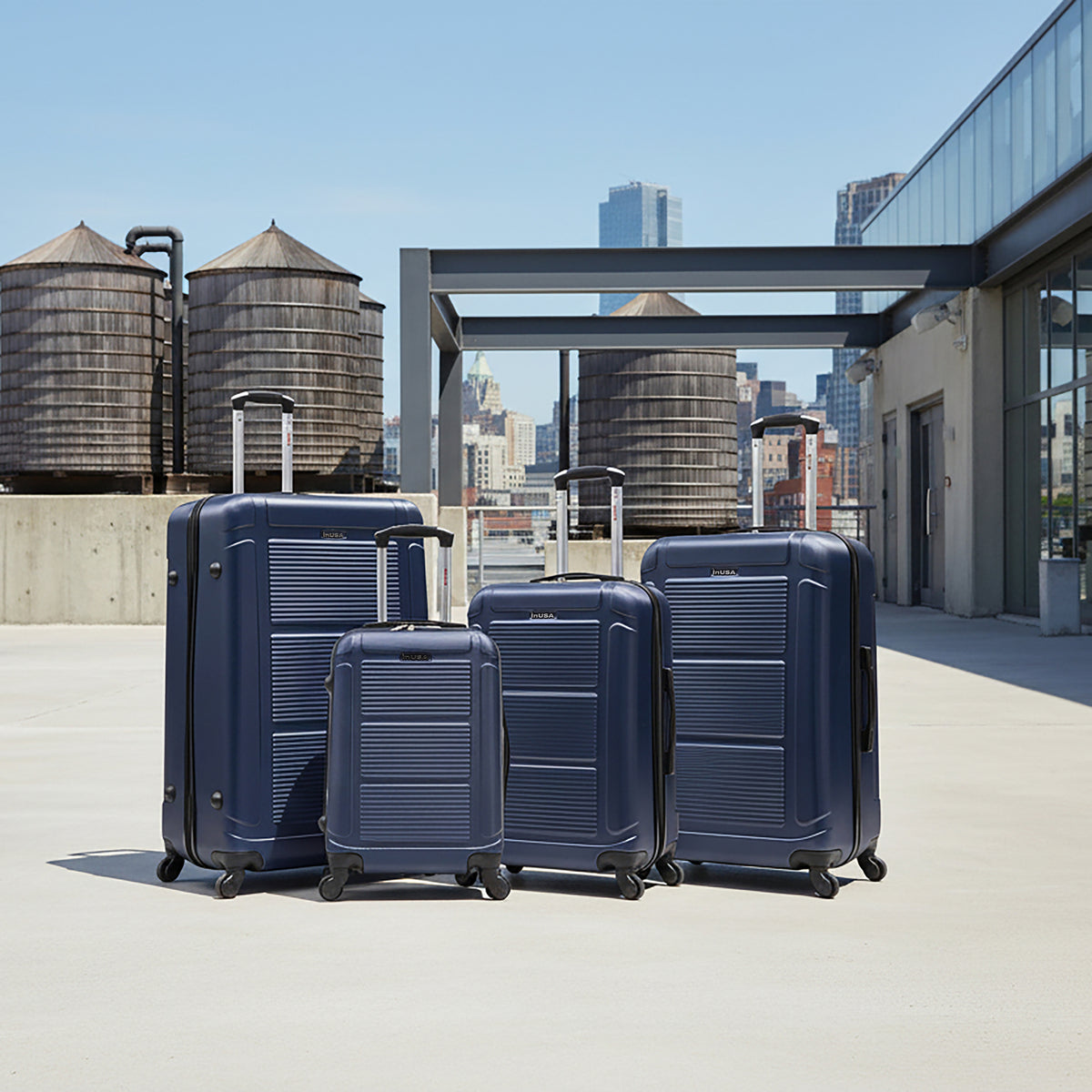 Pilot 4 Piece Extra Luggage Set 20"/24"/28"/32"