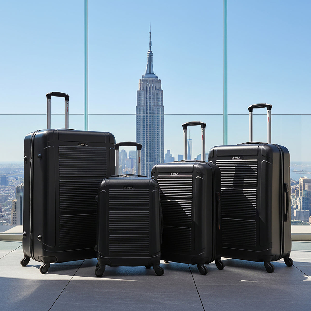 Pilot 4 Piece Extra Luggage Set 20"/24"/28"/32"