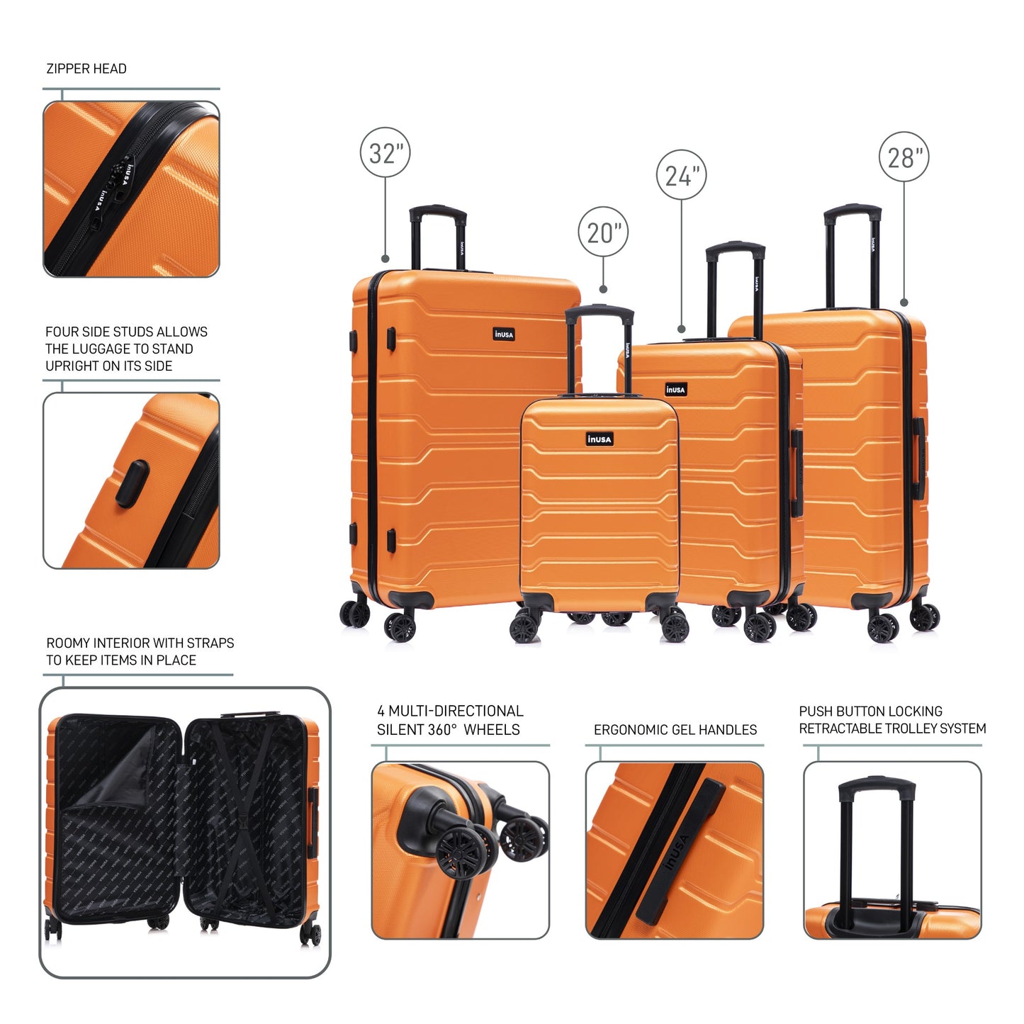 Trend 4 Piece Set  20''/24''/28''/32"