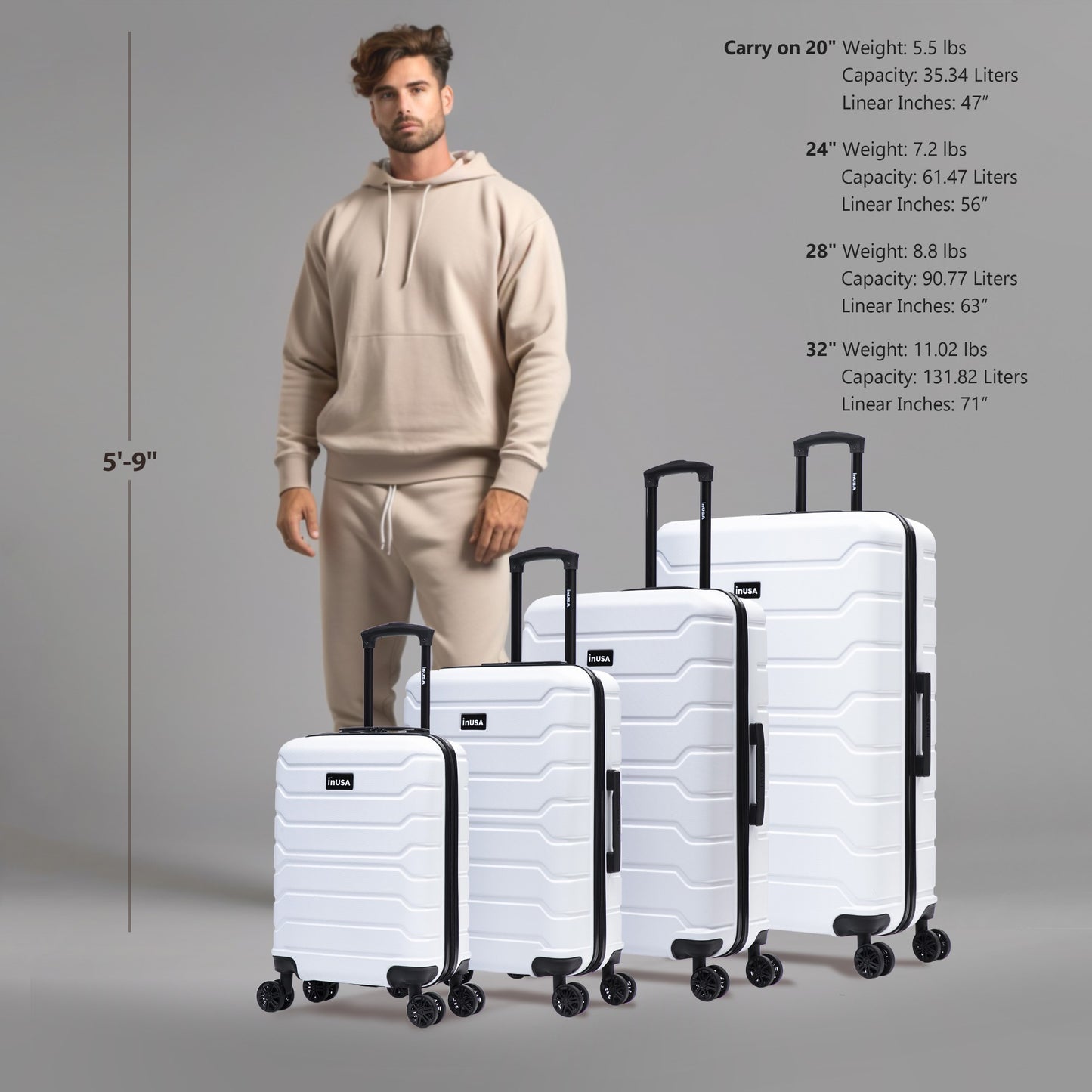 Trend 4 Piece Set  20''/24''/28''/32"