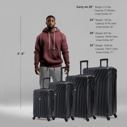 Vasty 4 Piece Set 20''/24''/28''/32''