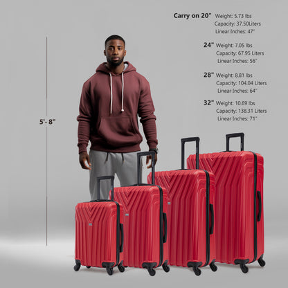 Vasty 4 Piece Set 20''/24''/28''/32''
