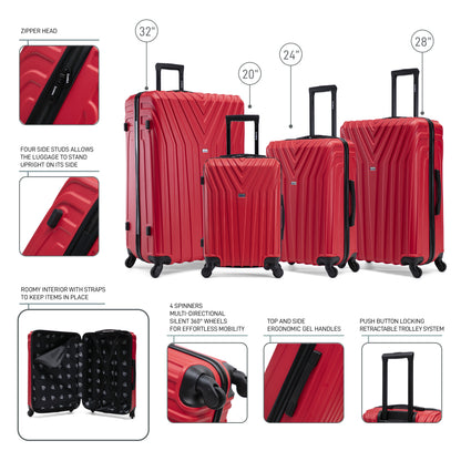 Vasty 4 Piece Set 20''/24''/28''/32''