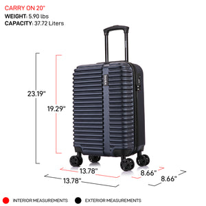 Ally Hardside 2 Piece Luggage Set 20/24 Inches