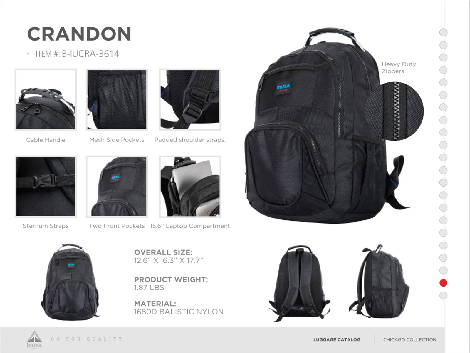 Load image into Gallery viewer, CRANDON Executive 15.6-Inch Laptop Backpac