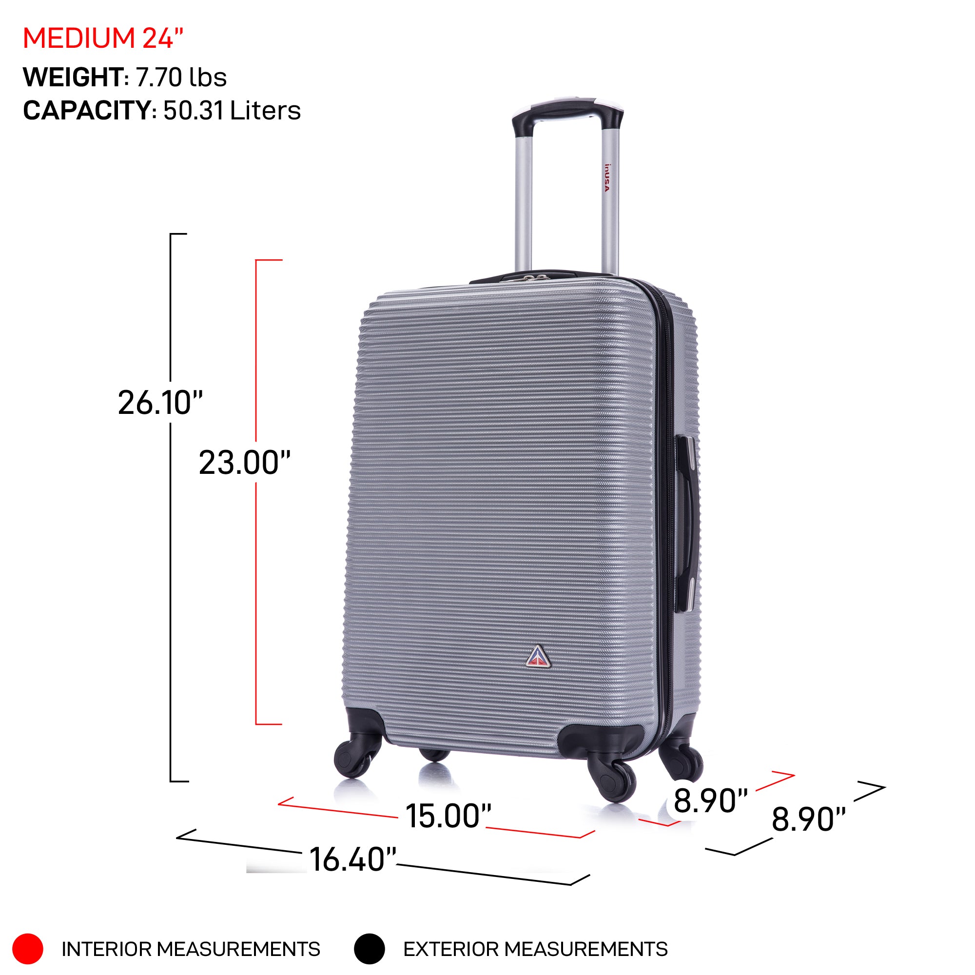 24 cheap spinner luggage