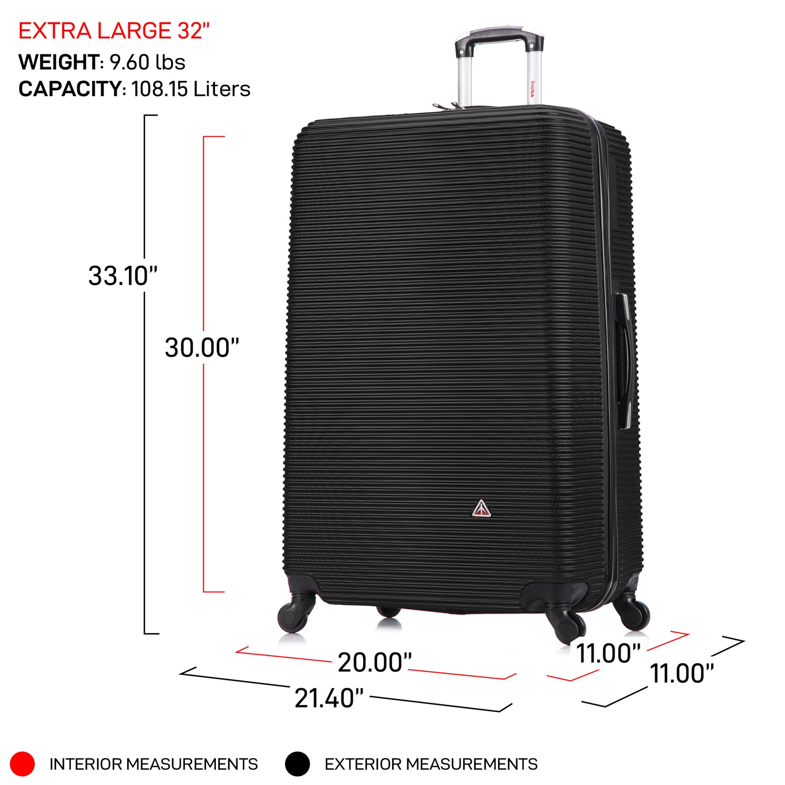 Load image into Gallery viewer, Royal 32 Inch Extra Large Hardside Luggage